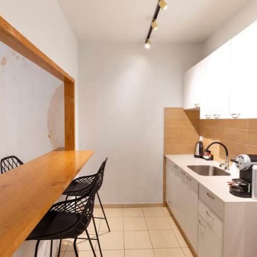Two-room family apartment with balcony